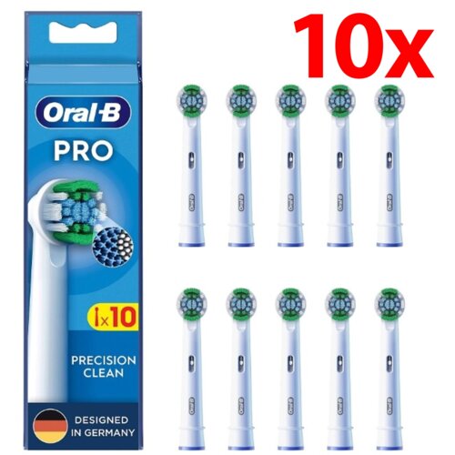 Oryginalna końcówka szczoteczki ORAL-B Pro Precision Clean (10 szt.) (Precyzyjne czyszczenie)