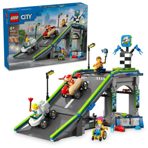 LEGO 60460 City Bez granic: tor z rampami dla wyścigówek