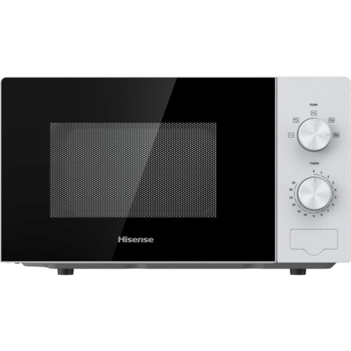 Kuchenka mikrofalowa HISENSE H20MOWP1 700W średnica 25.5 cm pojemność 20L Auto Defrost Biało-czarny