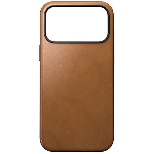 Etui NOMAD Modern Leather MagSafe do Apple iPhone 17 Pro Max Jasnobrązowy