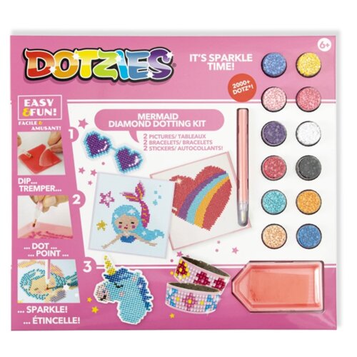 Zestaw kreatywny DIAMOND DOTZ Dotzies Girl Variety Kit 6 projects DTZ10.001