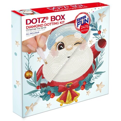 Zestaw kreatywny DIAMOND DOTZ Dotz Box Christmas Trio Santa DBX.056
