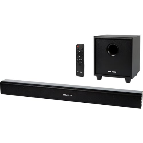 Soundbar BLOW Cinema 4.1 Czarny 2.1-kanałowy, Bezprzewodowy Subwoofer, HDMI, Bluetooth, Uchwyt montażowy