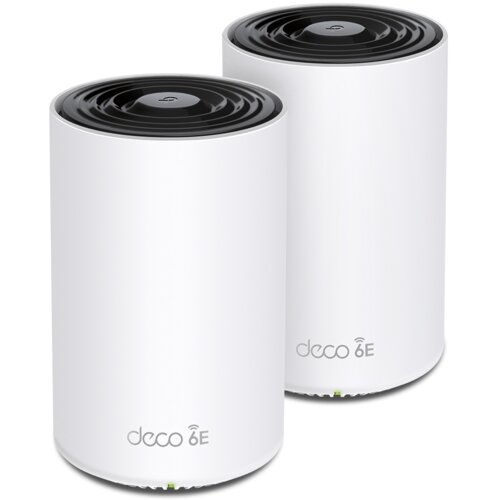 Router TP-LINK Deco XE75 2.4 / 5 / 6 GHz (TriBand), Wi-Fi Mesh (2 szt.)