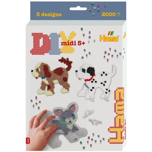 Zestaw kreatywny HAMA Psy i kot 015-3449