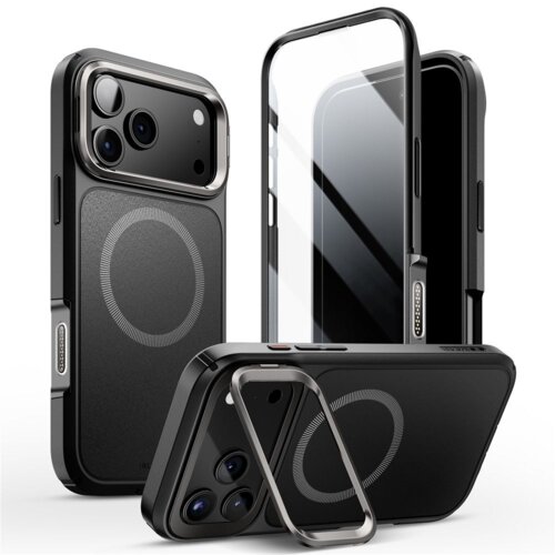 Etui SUPCASE Iblsn Ares Flip MagSafe do Apple iPhone 17 Pro Czarny