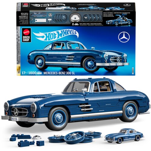 Klocki plastikowe BRICK SHOP Hot Wheels Premium Series Mercedes-Benz 300 SL HWW25
