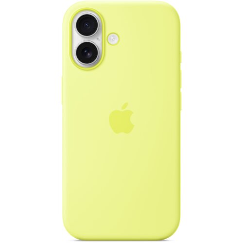 Etui APPLE Silicone Case MagSafe do iPhone 17 Neonowy żółty