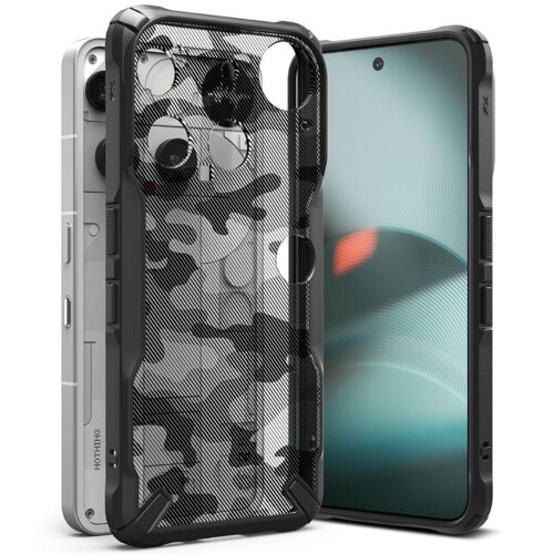 Etui RINGKE Fusion X do Nothing Phone 3 Czarny (moro)