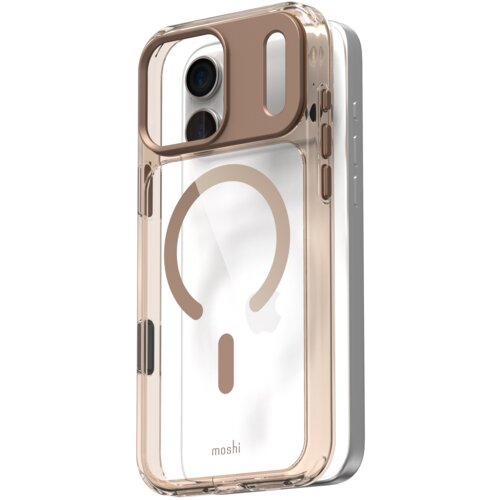 Etui MOSHI iGlaze MagSafe do Apple iPhone 17 Pro Max Przezroczysto brązowy