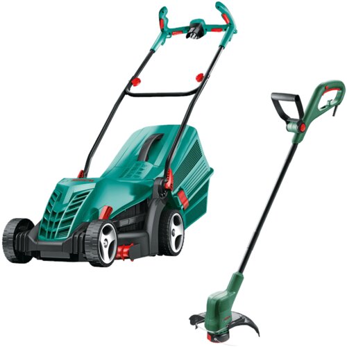 Kosiarka elektryczna BOSCH ARM 34 + Podkaszarka elektryczna EASYGRASSCUT 23 (06008A610D)