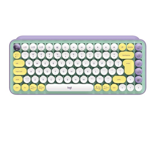 Klawiatura LOGITECH Pop Keys Fresh Vibes + Program MICROSOFT 365 Personal