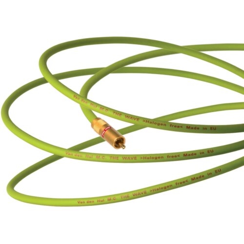 Kabel RCA - RCA VAN DEN HUL 0.8 m Zielony