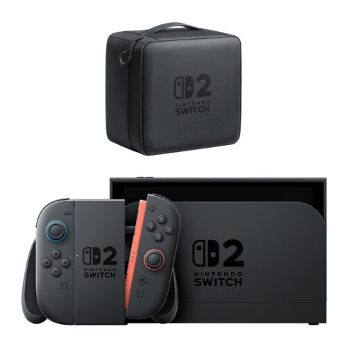 Konsola NINTENDO Switch 2 Czarny + Walizka NINTENDO Carrying Case All in One do Switch 2 Czarny