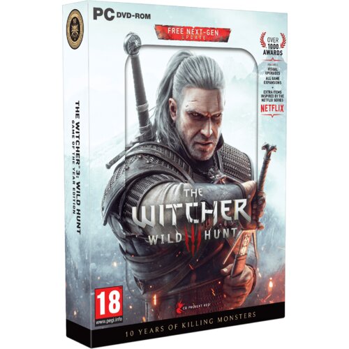Wiedźmin 3: Dziki Gon - Edycja Gry Roku + Jubileuszowy Steelbook Gra PC