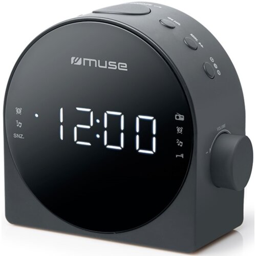 Radiobudzik MUSE M-185 CDB Czarny