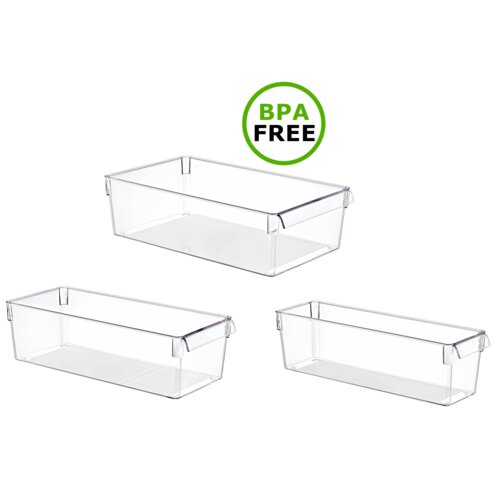 Organizer do lodówki EASYFORM Tall Mini 3.8 L + 5.4 L + 7.4 L (3 szt.)