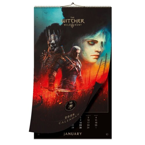 Kalendarz CENEGA Good Loot The Witcher (Wiedźmin) 3: Wild Hunt 10th Anniversary 2026