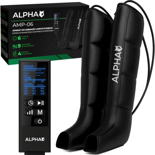 Masażer Limfatyczny do nóg ALPHA AMP-06