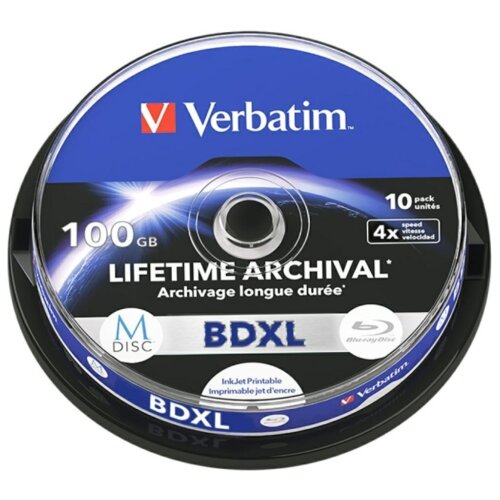 Płyta VERBATIM BDXL, 100 GB, 4x (10 szt.)