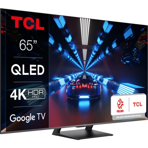 Telewizor TCL 65C735 65" QLED 4K 144Hz Google TV Dolby Atmos Dolby Vision
