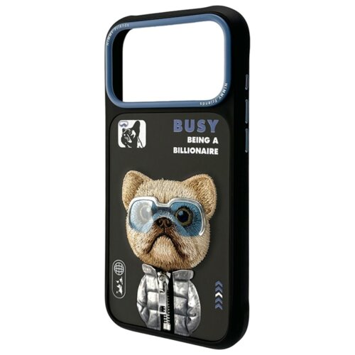 Etui NIMMY Cool&Cute 2.0 Dog do Apple iPhone 17 Pro Max Czarny