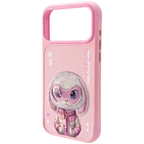 Etui NIMMY Cool&Cute 2.0 Rabbit do Apple iPhone 17 Pro Różowy