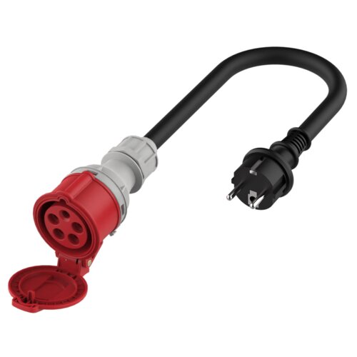 Adapter do ładowarki samochodu elektrycznego PLATINET EV A11C35S wtyczka Schuko 16A gniazdo CEE 16A