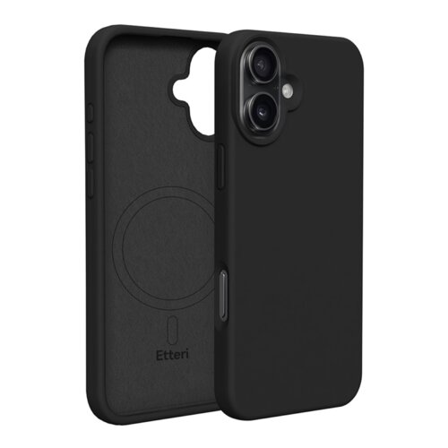 Etui ETTERI Silicone Mag do Apple iPhone 17 Czarny