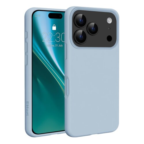 Etui ETTERI Silicone Mag do Apple iPhone 17 Pro Max Jasnoniebieski