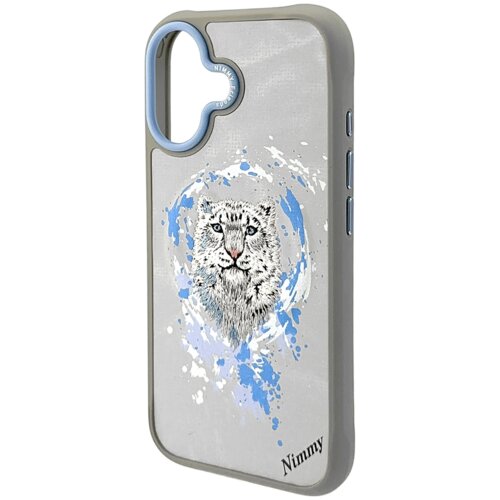 Etui NIMMY Pantera MagSafe do Apple iPhone 17 Jasnoszary