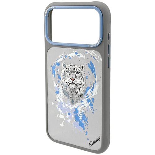 Etui NIMMY Pantera MagSafe do Apple iPhone 17 Pro Max Jasnoszary