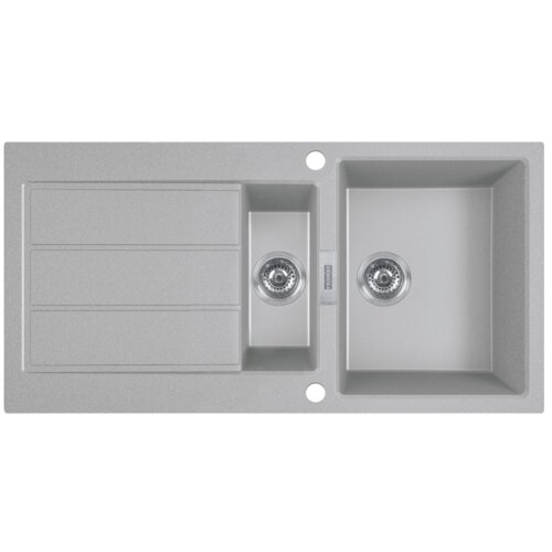 Zlewozmywak półtorakomorowy z ociekaczem FRANKE Sirius S2D 651-100 143.0618.682 Kamienny szary 50x100