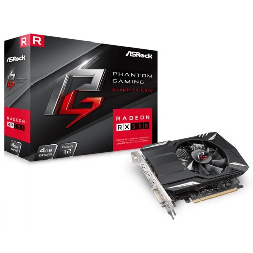 Karta graficzna ASROCK AMD Radeon RX 550 Phantom Gaming 4GB