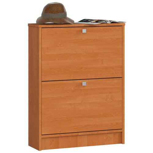 Szafka na buty AKORD Olcha 60 cm 2 drzwi kolor Olcha mat 2 półki 60x20x80 cm