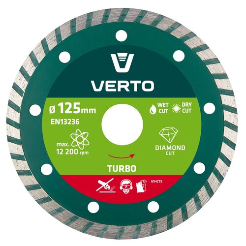 Tarcza do cięcia VERTO 61H2T5 125 mm
