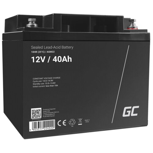 Akumulator GREENCELL AGM22 40Ah 12V