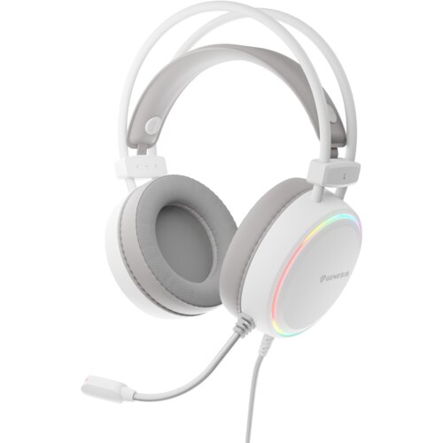 Słuchawki GENESIS Neon 613 G2 Nauszne Biały