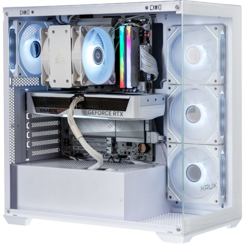 Komputer MAD DOG GeForce RTX5070 DLSS 4 Reflex Edition 2 KRUX-EXO-WH-A10DR32 R5-9600X 32GB RAM 1TB SSD Wi-Fi