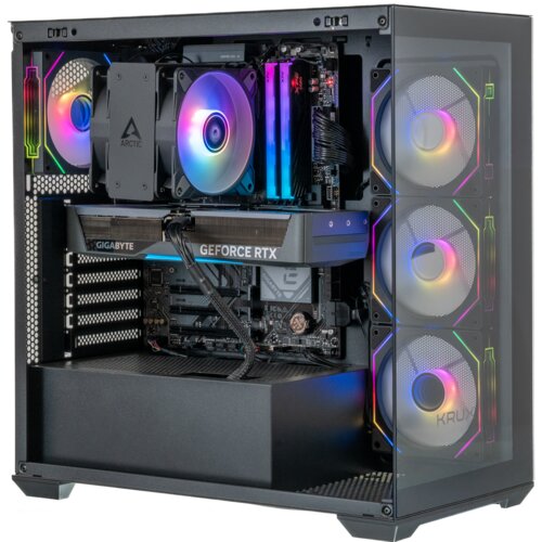 Komputer MAD DOG GeForce RTX5070 DLSS 4 Reflex Edition 2 KRUX-EXO-A10WR32WH R5-9600X 32GB RAM 1TB SSD Wi-Fi Windows 11 Home