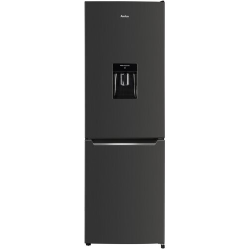Lodówka AMICA FK299.2FI (E) No Frost 181cm Czarna Inox Podajnik wody