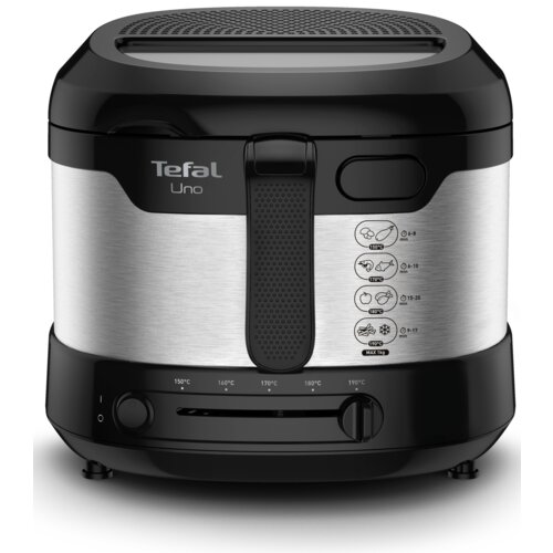 Frytkownica TEFAL FF215D30 Czarno-srebrny 1.8l z okienkiem do obserwacji postępów