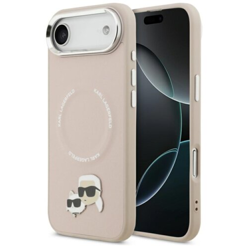 Etui KARL LAGERFELD Karl & Choupette Pins MagSafe do Apple iPhone Air Różowy