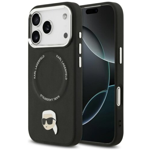 Etui KARL LAGERFELD Karl Pin MagSafe do Apple iPhone 17 Pro Max Czarny