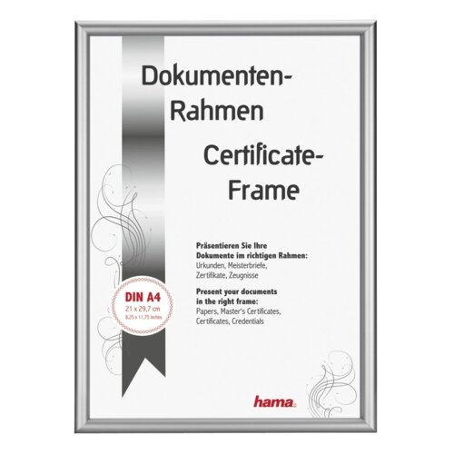 Ramka HAMA Detroit 21x29.7 Srebrny