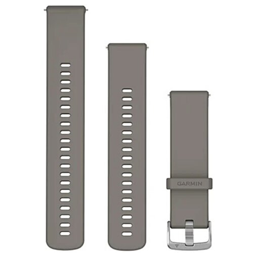 Pasek do Garmin Venu 010-13406-10 (22 mm) Srebrno-szary