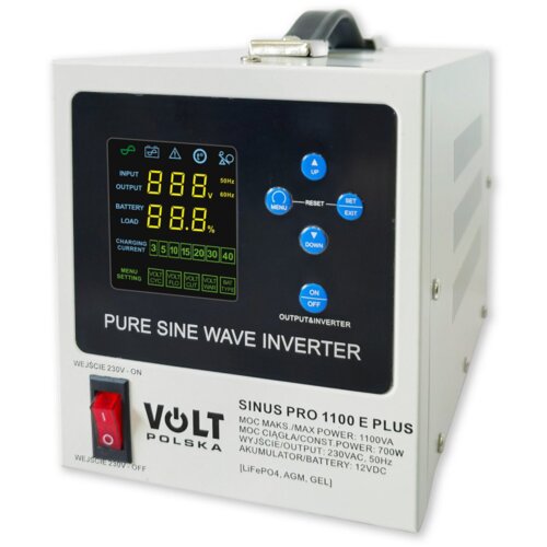 Zasilacz UPS VOLT Sinus Pro 1100 E Plus 12V 1100VA 700W