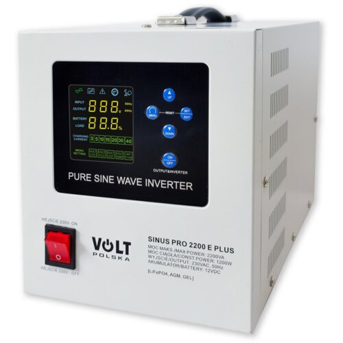 Zasilacz UPS VOLT Sinus Pro 2200 E Plus 12V 2200VA 1200W