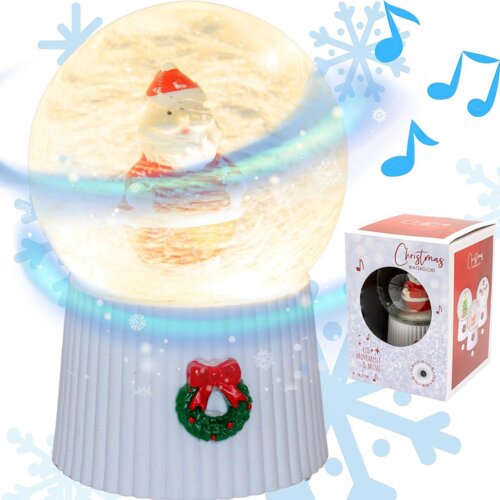 Kula śnieżna LED CHRISTMAS DECORATION Mikołaj