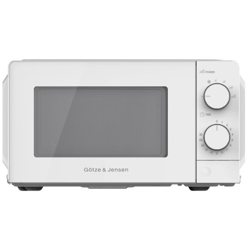 Kuchenka mikrofalowa GÖTZE & JENSEN MO101W 700W średnica 24.5 cm pojemność 20L Biały
